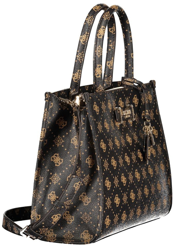 Guess Guess Jeans Marrone Poliuretano Woman Handbag Bruin