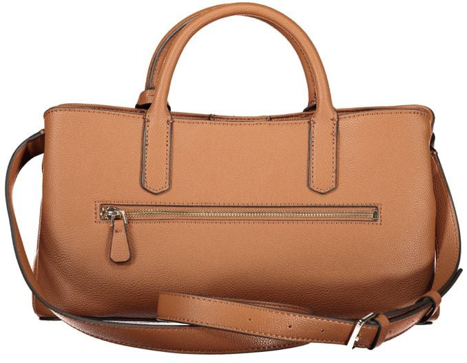 Guess Jeans Marrone Polyurethane Women Handbag Bruin