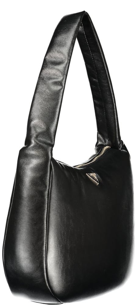 Guess Jeans Nero Poliuretano Women Handbag Zwart