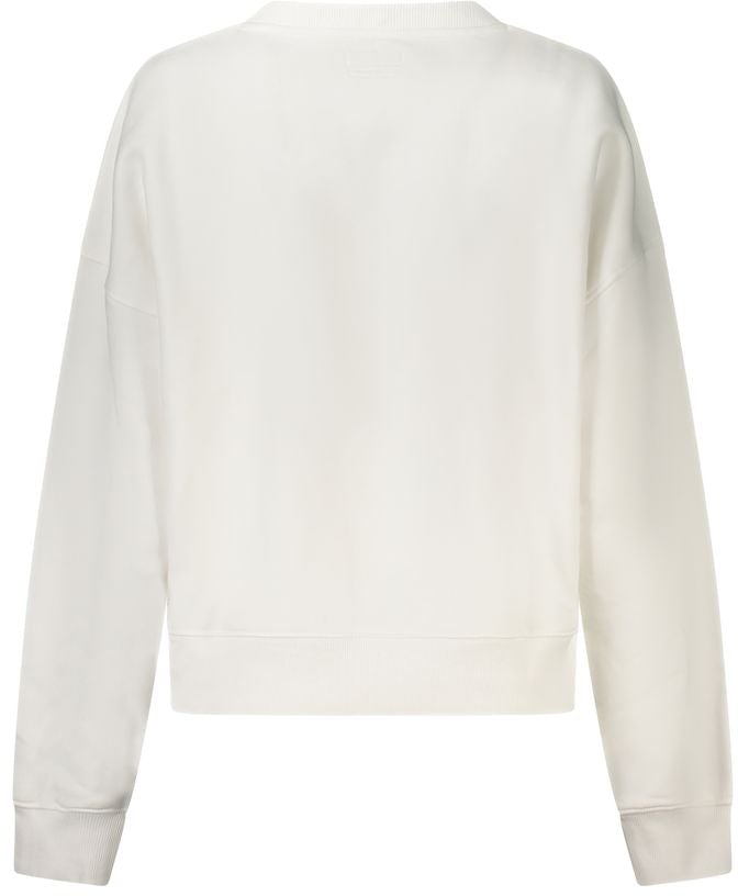 Guess Guess Jeans Bianco Cotton Women Sweatshirt Wit