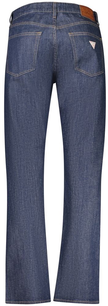 Guess Jeans Blu Cotton Men's Jeans Blauw