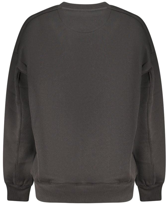Guess Jeans Black Cotton Women Sweatshirt Zwart