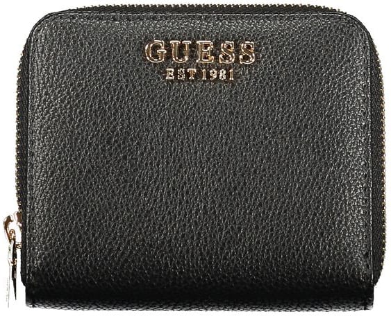 Guess Jeans Nero Poliuretano Women Wallet Zwart