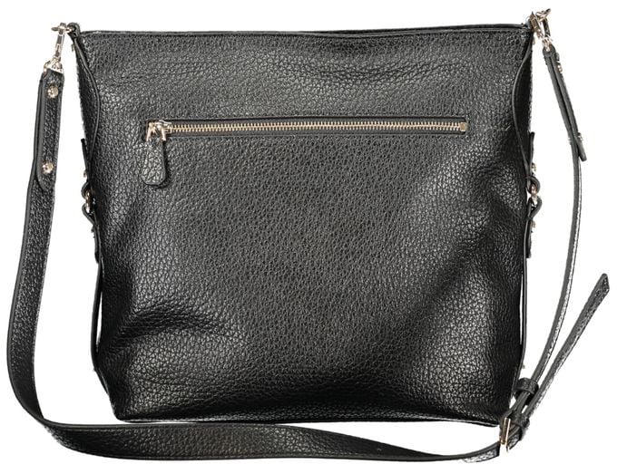 Guess Guess Jeans Black Polyurethane Women's Handbag Zwart