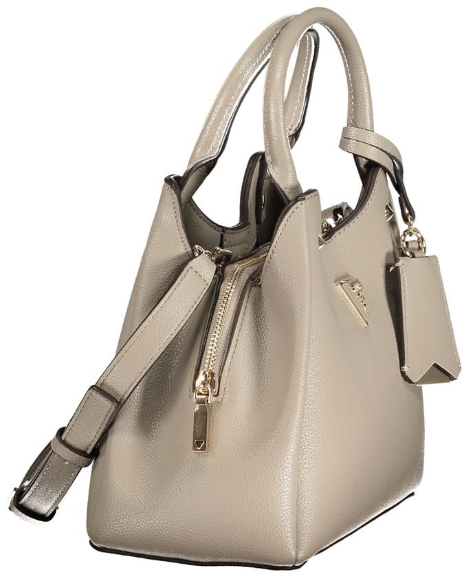 Guess Guess Jeans Grigio Poliuretano Women Handbag Grijs