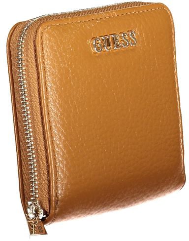 Guess Jeans Marrone Poliuretano Female Wallet Bruin