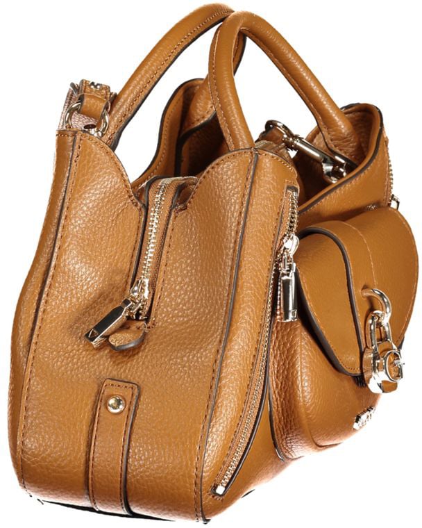 Guess Guess Jeans Marrone Polyurethane Women Handbag Bruin