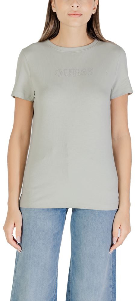 Guess Active Green Cotton T-Shirt Groen