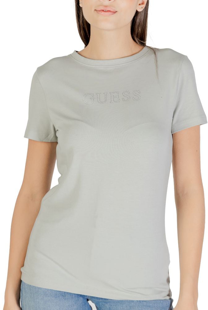 Guess Active Green Cotton T-Shirt Groen