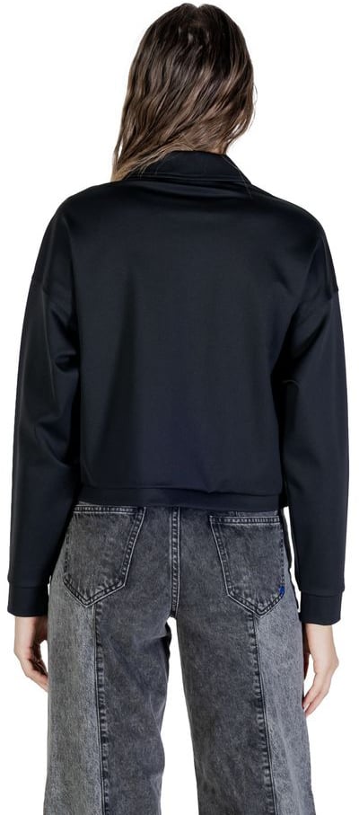 Guess Active Black Polyamide Sweatshirt Zwart