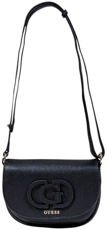 Guess Guess Black Polyethylene Handbag Zwart