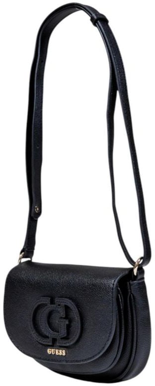 Guess Guess Black Polyethylene Handbag Zwart