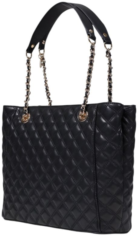 Guess Guess Black Polyethylene Handbag Zwart