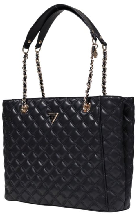Guess Guess Black Polyethylene Handbag Zwart