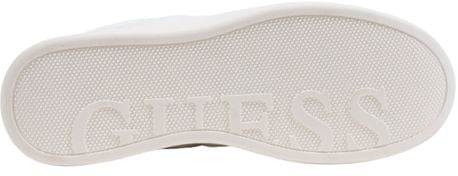 Guess White Polyethylene Platform Sneakers Wit