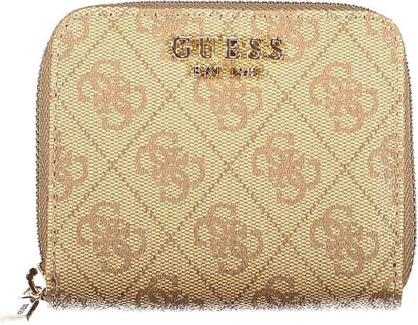 Guess Jeans Beige Polyurethane Women Wallet Beige