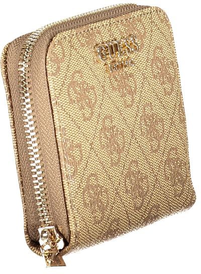 Guess Jeans Beige Polyurethane Women Wallet Beige