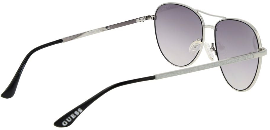 Guess Gray Metal Sunglasses Grijs