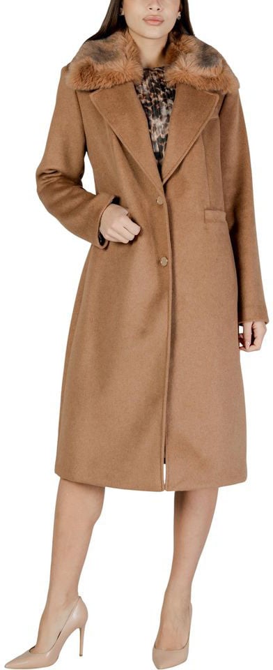 Guess Guess Beige Polyester Coat Beige