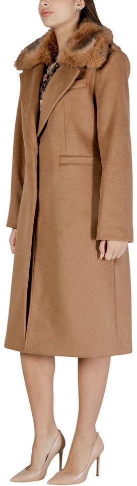 Guess Guess Beige Polyester Coat Beige