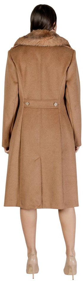 Guess Guess Beige Polyester Coat Beige