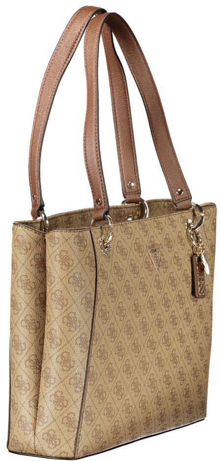 Guess Jeans Beige Polyurethane Women Handbag Beige