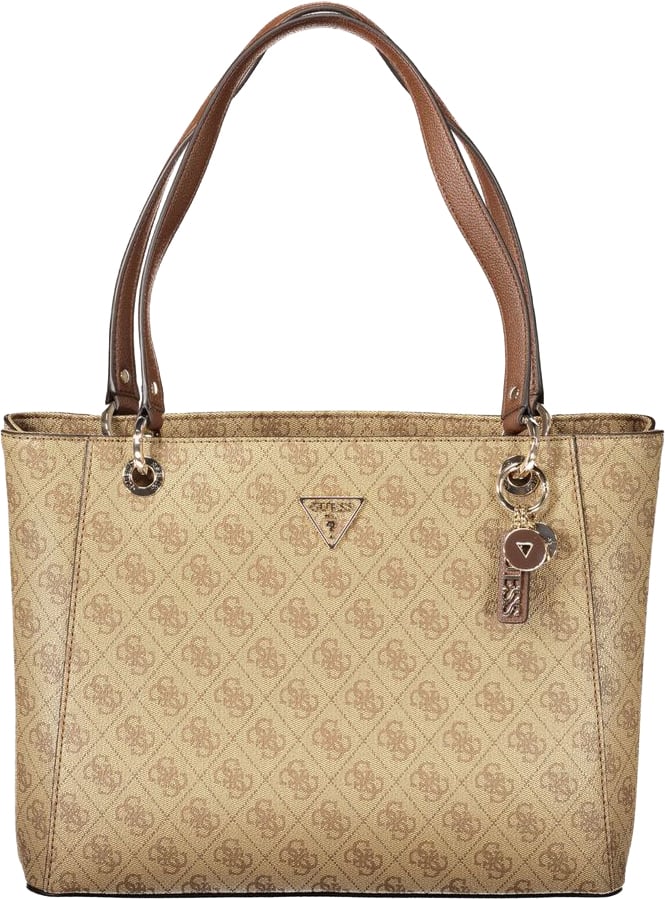 Guess Jeans Beige Polyurethane Women Handbag Beige