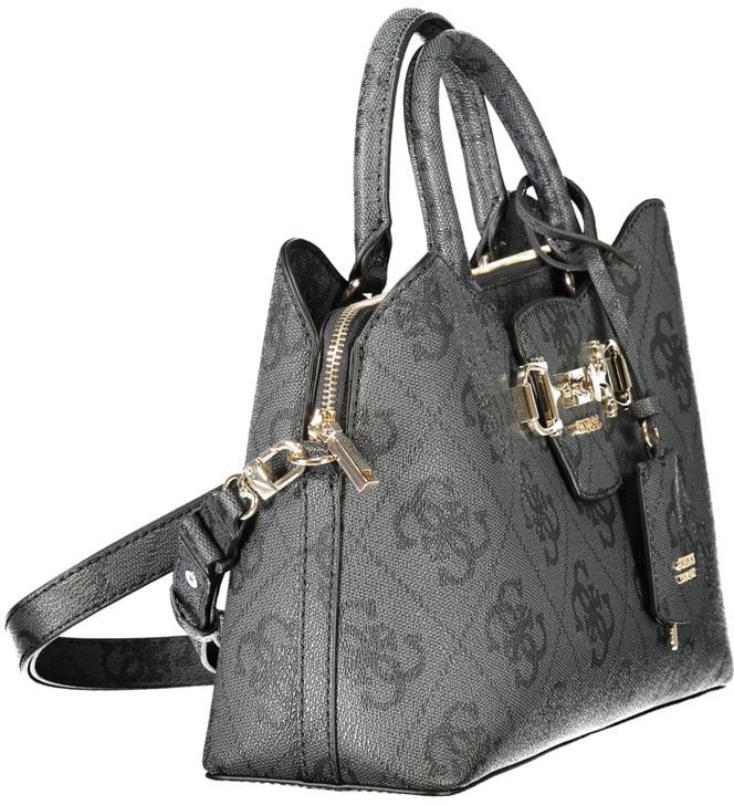 Guess Guess Jeans "Black Polyurethane Women Handbag" Zwart