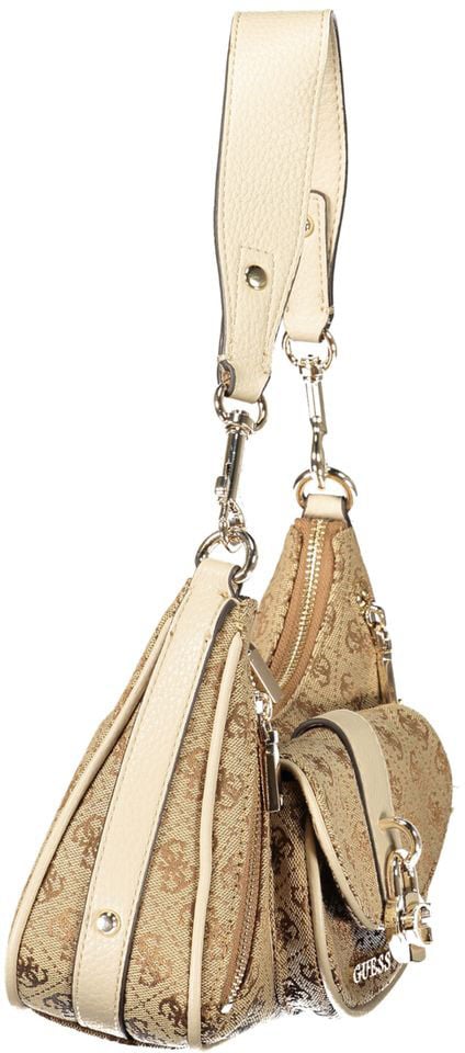 Guess Guess Jeans Beige Polyurethane Women Handbag Beige