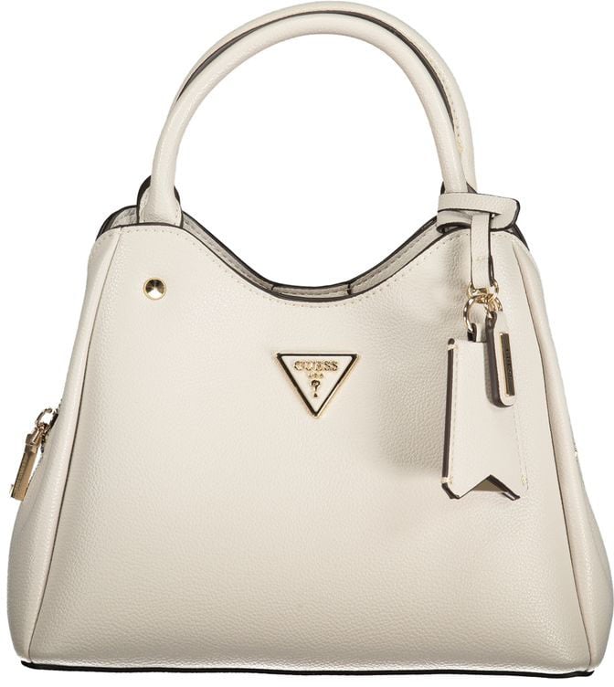 Guess Jeans Grigio Poliuretano Womens Handbag Grijs