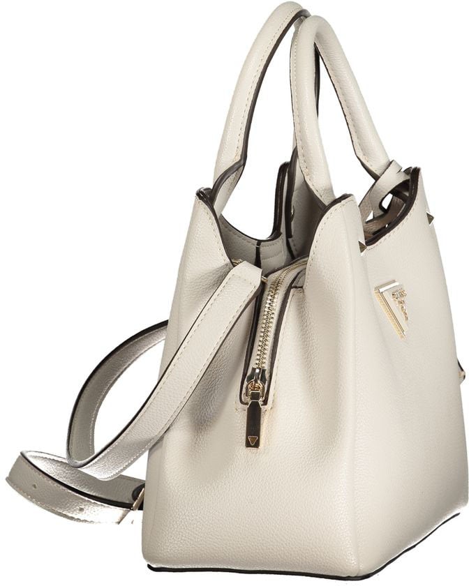Guess Jeans Grigio Poliuretano Womens Handbag Grijs