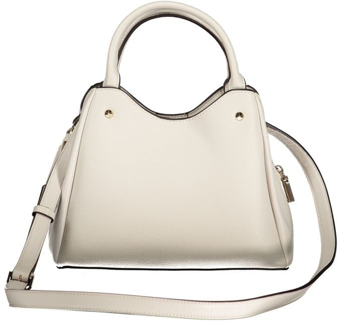Guess Jeans Grigio Poliuretano Womens Handbag Grijs