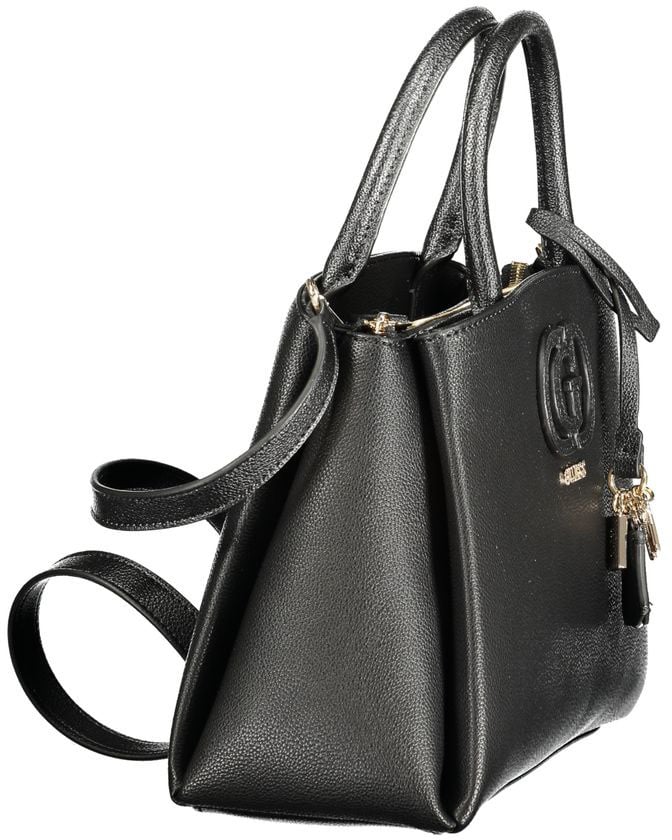 Guess Guess Jeans Marrone Poliuretano Women Handbag Zwart