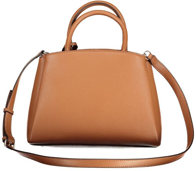 Guess Jeans Marrone Polyurethane Women Handbag Bruin