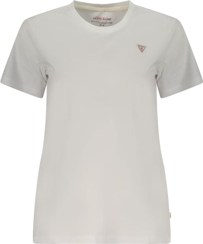 Guess Jeans White Cotton Women T-Shirt Wit