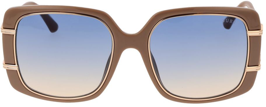 Guess Brown Metal & Plastic Sunglasses Bruin
