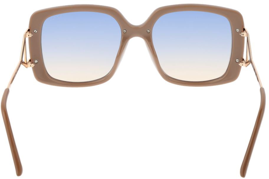 Guess Brown Metal & Plastic Sunglasses Bruin