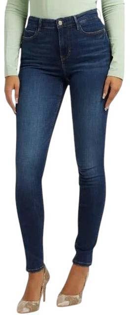 Guess Broek Blue Blauw