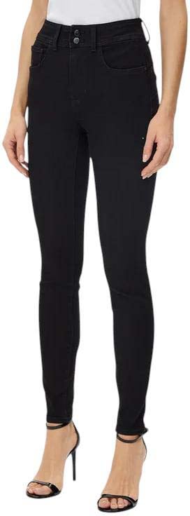 Guess Broek Black Zwart