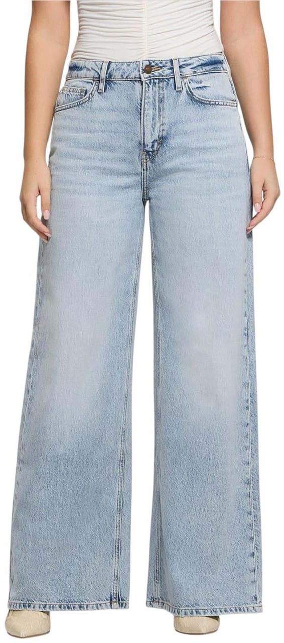 Guess Broek Blue Blauw