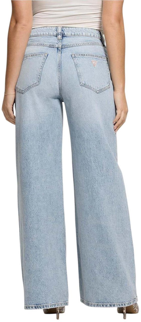 Guess Broek Blue Blauw