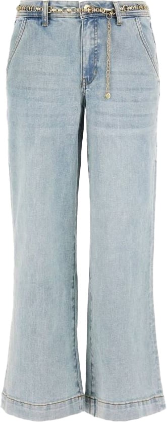 Guess Broek Blue Blauw