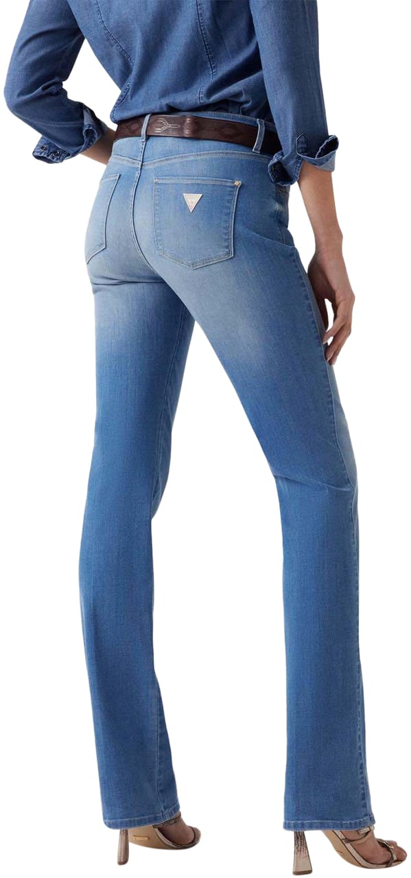 Guess Broek Blue Blauw