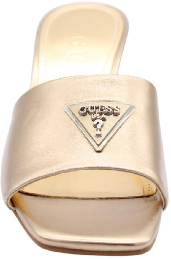 Guess Muiltje Gold Goud