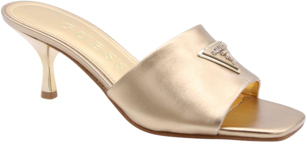 Guess Muiltje Gold Goud