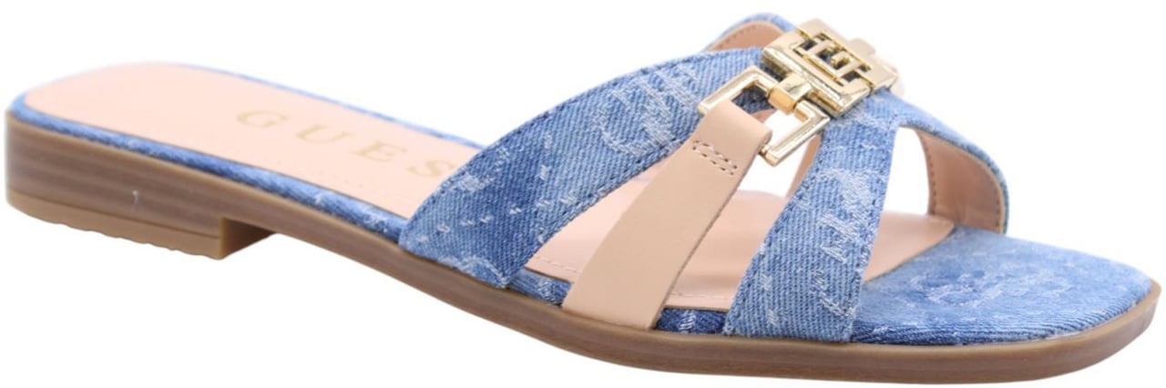 Guess Muiltje Blue Blauw