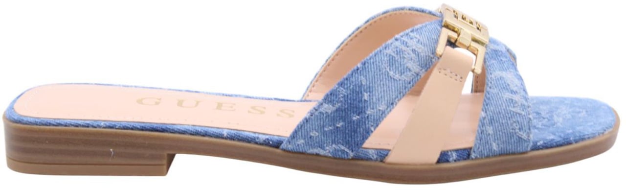 Guess Muiltje Blue Blauw