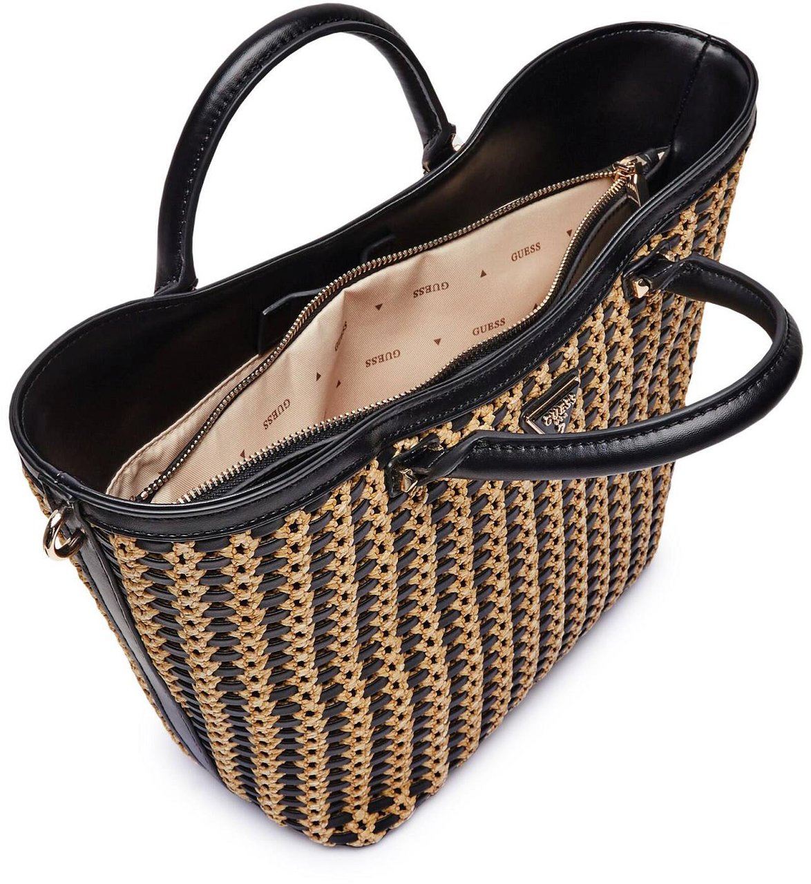 Guess Hand- en schoudertas Black Zwart