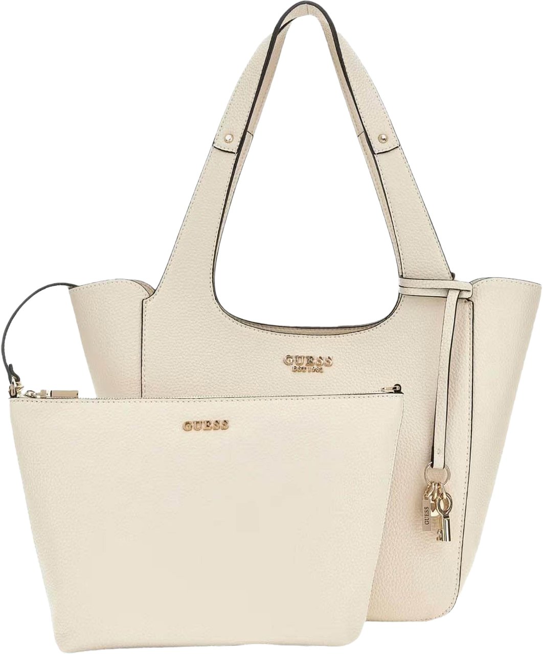 Guess Hand- en schoudertas White Wit