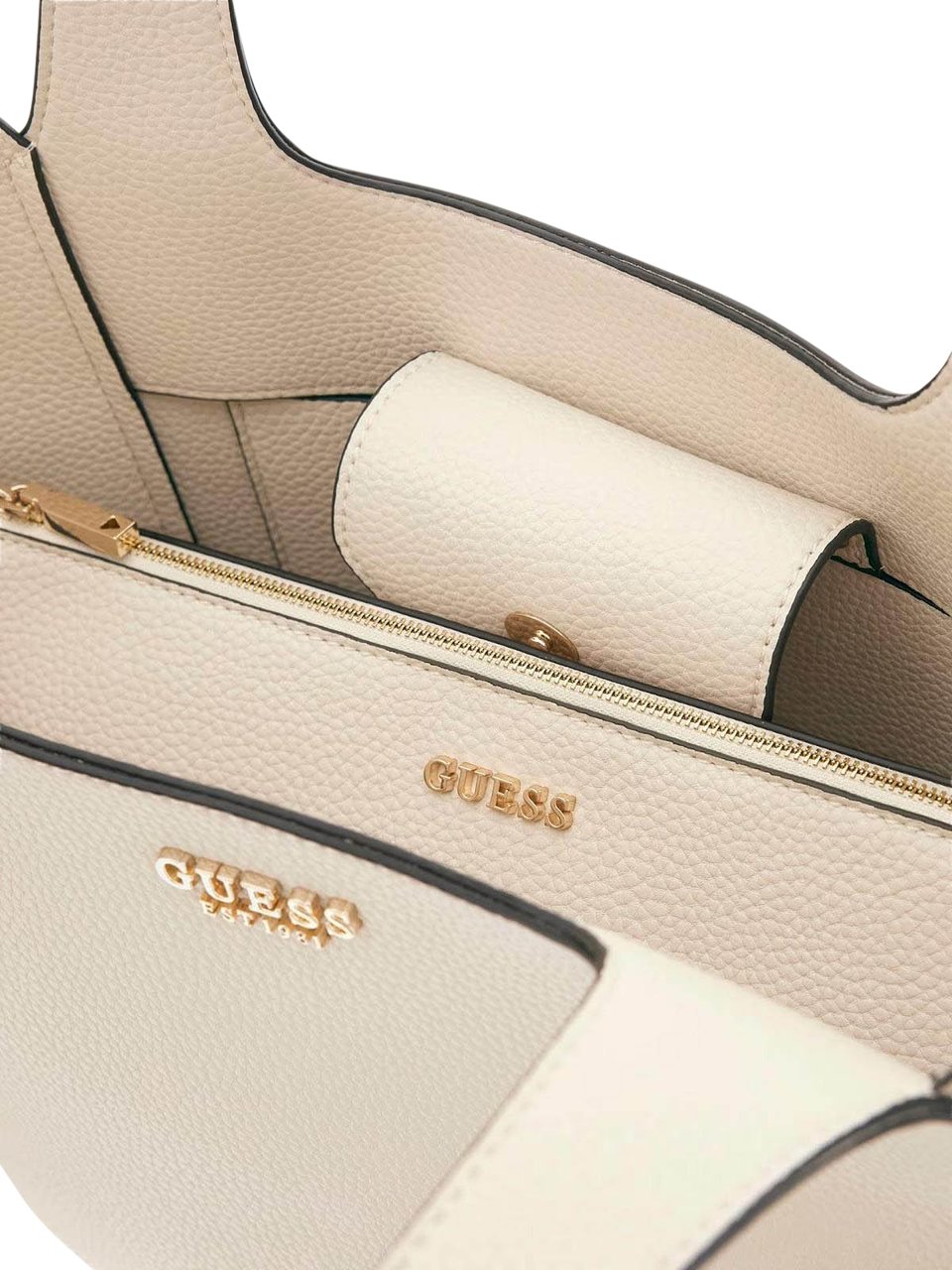 Guess Hand- en schoudertas White Wit